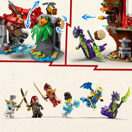 Lego Ninjago 71857 Pojazdy ninja w domku na drzewie