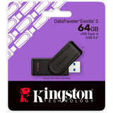 Pendrive Kingston Data Traveler Exodia S 64 GB (czarny, DTXS 64 GB)