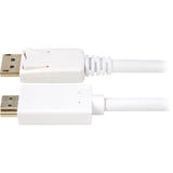 Sharkoon displayport 1.2 > adapter hdmi (biały, 1 metr, 4k)