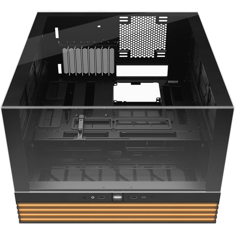 Bądź cicho! podstawa świetlna 900 dx obudowa typu big tower (czarna | 2x USB-A | 1x USB-C | RGB | okienko)