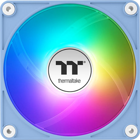 Thermaltake ct120 ex Reverse argb Sync wentylator chłodzący do komputera hortensja niebieska (zestaw 3 wentylatorów) wentylatory do obudowy (jasnoniebieski, 3 sztuki, 120 x 120 x 25 mm, pwm)