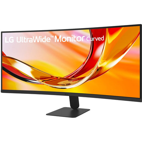 Lg ultrawide 34u601b-b 34 curved monitor (zwart, 1x displayport, 1x hdmi, 120 hz)