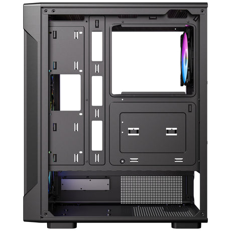 Obudowa midi tower Antec vx320 argb (czarna | 3x usb-a | szkło hartowane)