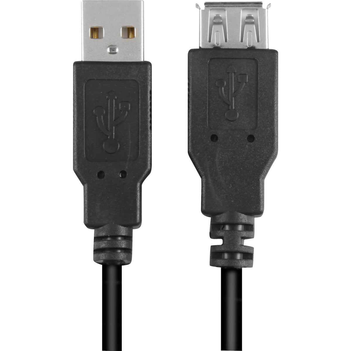 Przedłużacz Sharkoon USB 2.0 (czarny, 2 metry, podwójne ekranowanie)