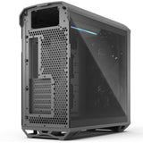 Fractal design torrent grey tg jasna odcień obudowy midi tower (szary | 2x USB-A | 1x USB-C | szkło hartowane)