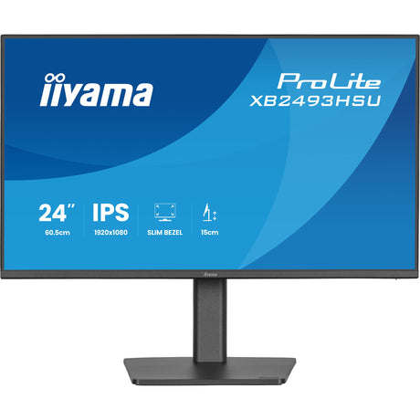 Monitor Iiyama prolite xb2493hsu-b1 23.8 (czarny (matowy), 120 Hz, HDMI, Display Port, USB, audio)