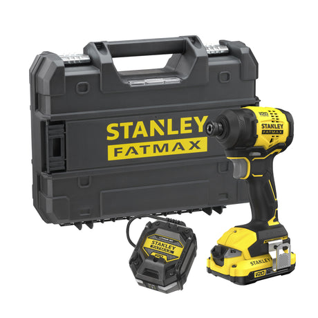 Wkrętak udarowy Stanley Fatmax v20 18 V (czarno-żółty, w zestawie akumulator i ładowarka, z walizką)