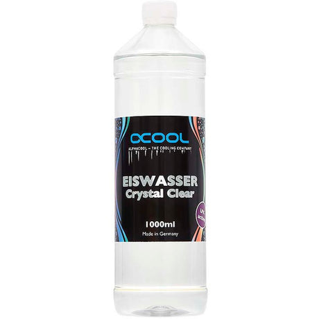 Alphacool eiswasser krystalicznie czysty płyn chłodzący aktywny UV (przezroczysty, 1000ml)
