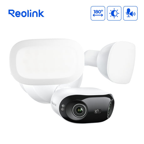 Kamera bezpieczeństwa Reolink F751W Elite Floodlight WiFi (biała, UHD 4K, WiFi)