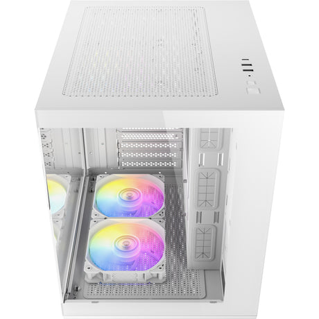 Obudowa mini tower Antec cx60m argb (biała | 3x usb-a | rgb | szkło hartowane)