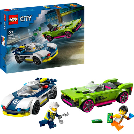 Lego radiowóz i szybki pościg samochodowy - 60415