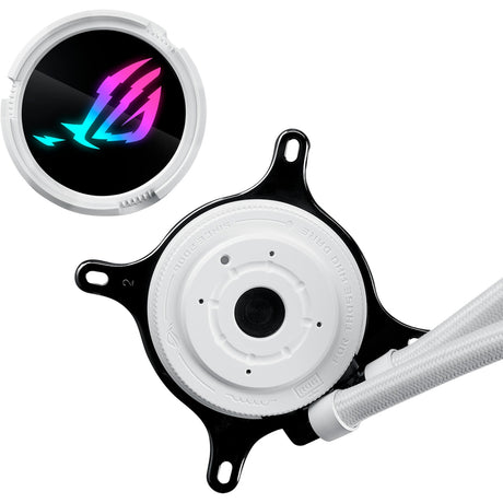 Chłodzenie wodne Asus ROG Strix LC III 360 ARB (białe, 4-pinowe złącze wentylatora PWM)