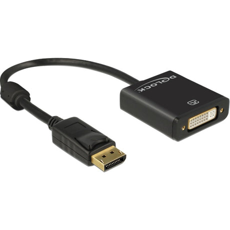 Delock adapter Displayport do DVI (czarny, 0,2 metra, 4k)