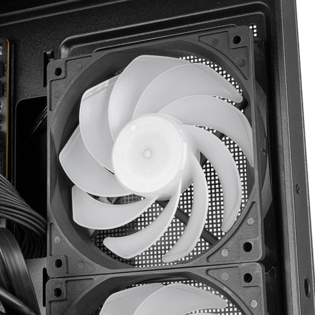 Obudowa mini tower Silverstone lucid 05 (czarna | 2x USB-A | 1x USB-C | RGB | szkło hartowane)