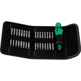 Wera kraftform kompakt 60 kk, 17-częściowy klucz nasadowy (czarno-zielony, bity z główką kulową)
