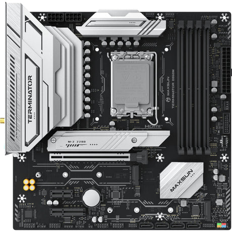 Płyta główna Maxsun MS-Terminator B860M WiFi Socket 1851 (czarna, RAID, 2,5 GB-LAN, WLAN, BT, dźwięk, µATX)