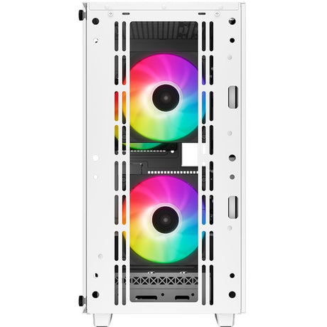 Obudowa midi tower Deepcool cc360 argb (biała | 2x usb-a | rgb | szkło hartowane)