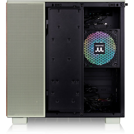 Obudowa Thermaltake View 380 XL WS ARGB MIDI Tower (jasnozielony kolor drewna | 2x USB-A | 1x USB-C | RGB | szkło hartowane)