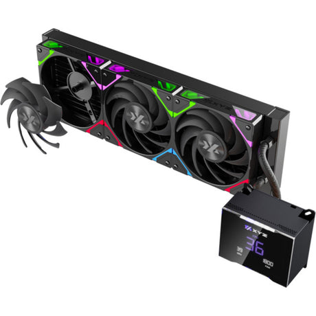 Chłodzenie wodne Xyz PC Gear Hydrotemp Aio 360 (czarny, argb, pwm)