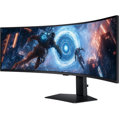 Samsung Odyssey G9 S49FG910EU 49 zakrzywiony ultraszerokokątny monitor do gier (czarny, 144 Hz, HDMI, DisplayPort, AMD FreeSync)