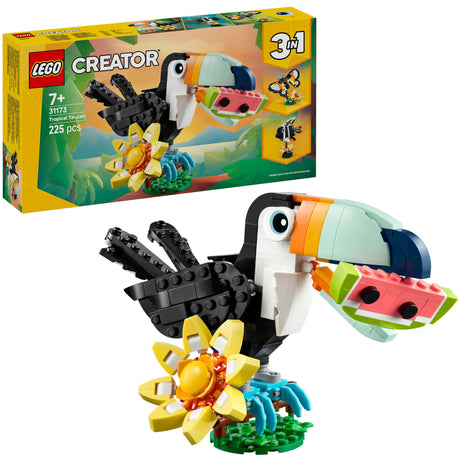 Lego® Creator Dzikie zwierzęta 3 w 1: tropikalny tukan - 31173