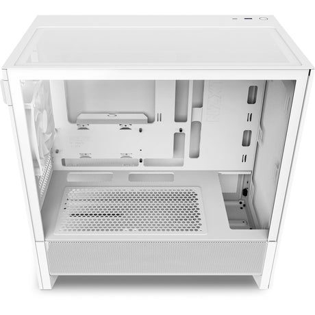 Obudowa midi tower Nzxt h3 flow (biała (matowa) | 1x USB-A | 1x USB-C | szkło hartowane)