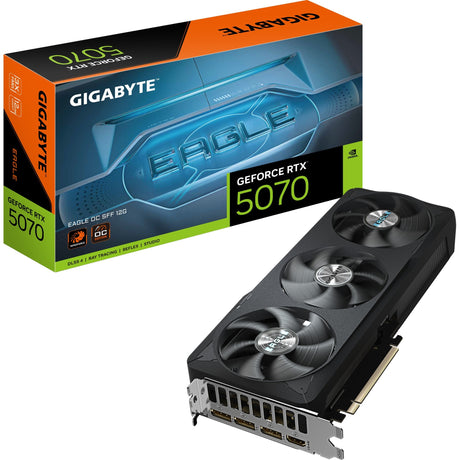 Gigabyte gv-n5070eagle oc-12gd geforce rtx 5070 eagle oc sff 12g, 12 gb, gddr7, 192 bity, pcie 5.0