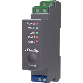 Shelly pro 2-dinowy przekaźnik na szynę din, bluetooth, wifi
