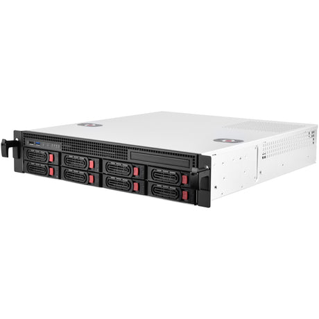 Obudowa rack Silverstone RM21-308 (czarna | 1x USB-A 2.0 | 1x USB-A 3.2 (5 Gbit s))