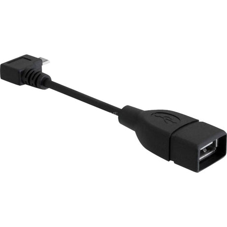 Delock adapter micro USB-B > USB-A 2.0 (czarny, 0,11 m)