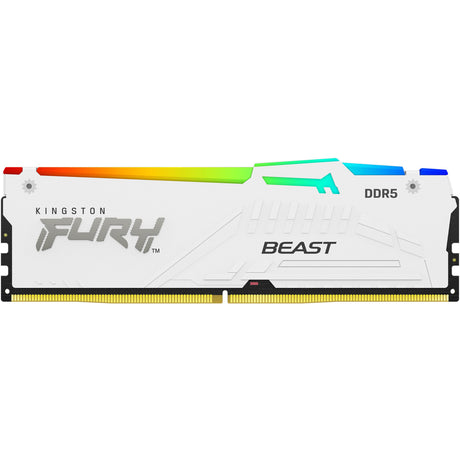 Kingston Fury 16 GB RAM DDR5-5600 (biały, KF556C40BWA-16, Beast RGB, XMP)