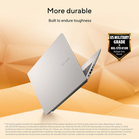 Asus vivobook 14 m1407ga-ly012w 14 copilot+ laptop (zilver | ryzen ai 7 445 | radeon 840m | 16 gb | 512 gd ssd)