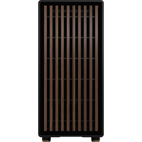 Obudowa North Midi Tower o konstrukcji fraktalnej (kolor czarnego drewna | 2x USB-A | 1x USB-C | szkło hartowane)