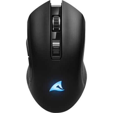 Mysz do gier Sharkoon Skiller sgm30w (czarna, 600 - 6000 dpi, rgb, 2,4 GHz USB)