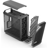 Fractal design torrent grey tg jasna odcień obudowy midi tower (szary | 2x USB-A | 1x USB-C | szkło hartowane)