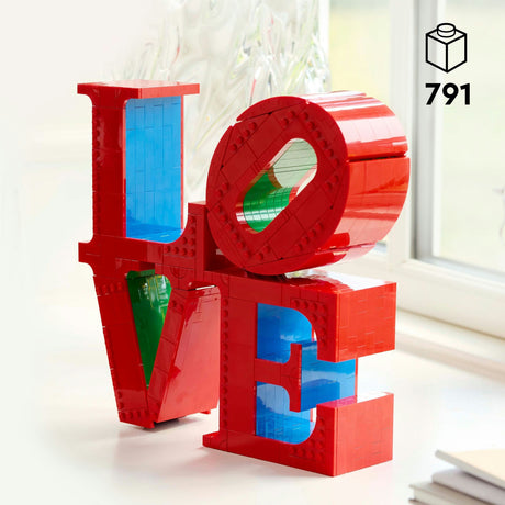 Zestaw LEGO Art Love Home do budowania dekoracji dla dorosłych, prezent na Walentynki - 31214