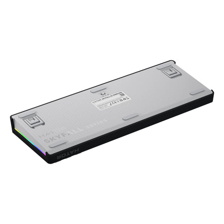 Hator skyfall wireless rgb mechanisch gaming toetsenbord (zwart, us lay-out (qwerty), hator aurum sterling, 65%, rgb, double shot abs, hot-swap, 2.4ghz | bluetooth | usb-c)