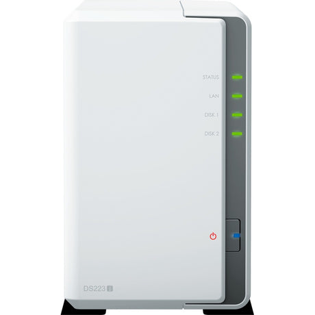 Stacja dyskowa Synology ds223j nas (biała, 2x USB 3.2 gen 1)
