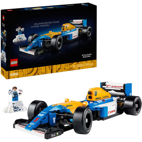 Lego ikony Williams Racing Fw14b i samochód Formuły 1 Nigela Mansella - 10353