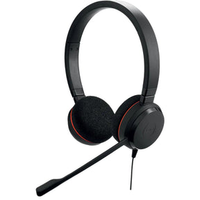 Jabra Evolution 20, zestaw słuchawkowy nauszny ms (czarny, USB-C, USB-A, stereo)