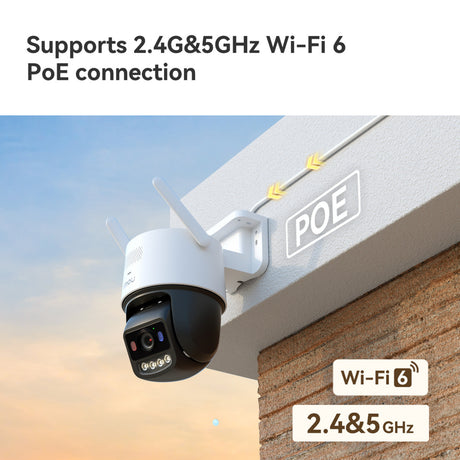 Kamera bezpieczeństwa Imou Titan Pro 6mp (biała, 6 mp (3200x1800), poe, wifi 6)