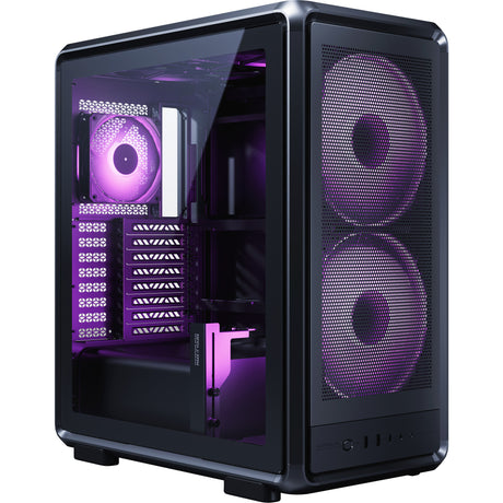 Cooler master masterframe 500 mesh argb obudowa midi tower (czarna | 2x usb-a | 1x usb-c | rgb | szkło hartowane)