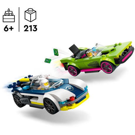 Lego radiowóz i szybki pościg samochodowy - 60415