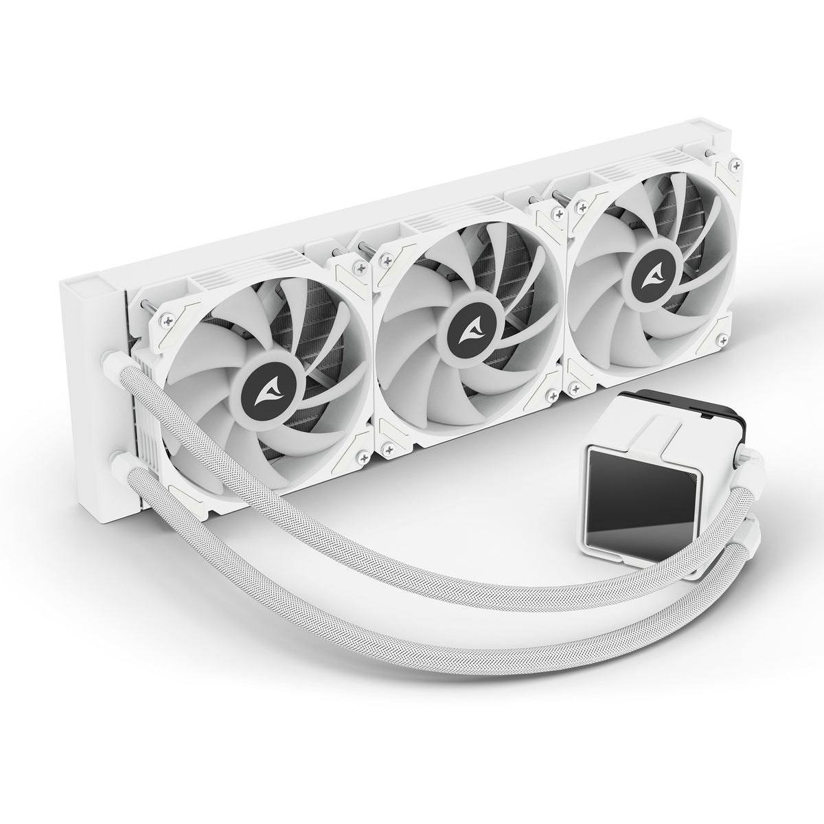Chłodzenie wodne Sharkoon s60 argb (białe, 4-pinowe pwm)