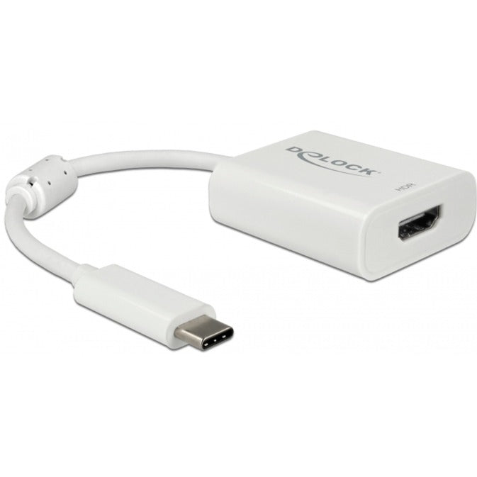 Delock Adapter USB-C > HDMI (biały, 0,1 metra, 4K 60 Hz, HDR)