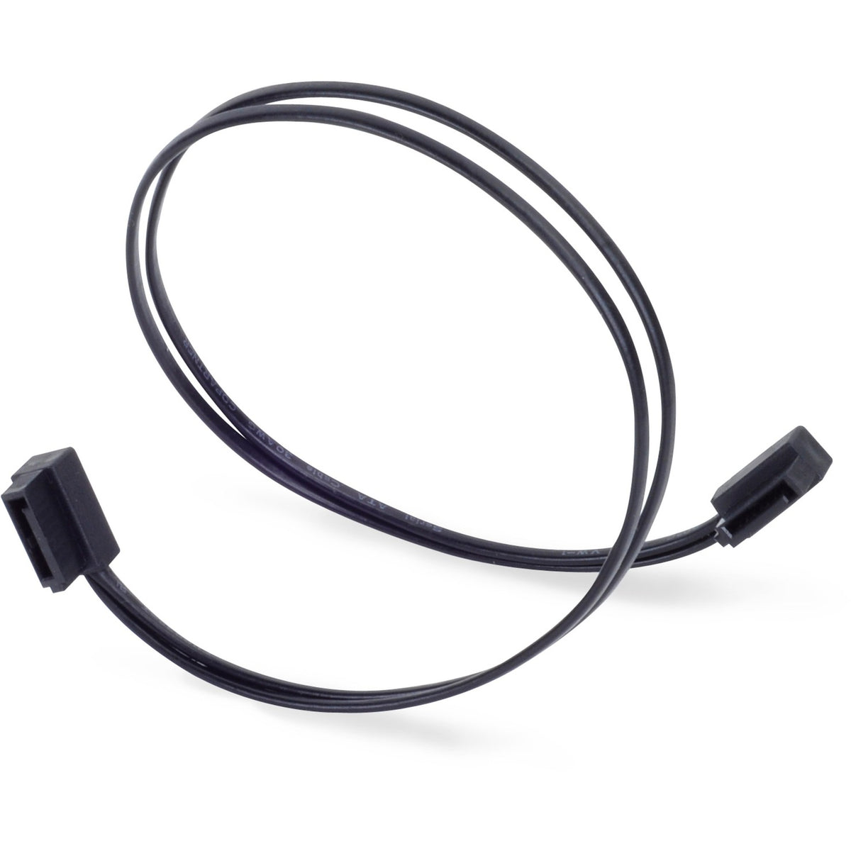 Kabel Silverstone sata iii 30cm (czarny, 6gb s, złącze niskoprofilowe, cp11b-300)