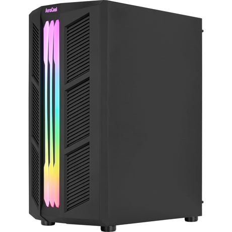 Obudowa Aerocool Prime V2 Midi Tower (czarna | 2x USB-A | RGB | okienko)