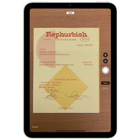 Apple iPad Air (mm9p3nf a) odnowiony tablet 10.9 (biały | 256 GB | apple m1 | ipados 15 | wi-fi 6)