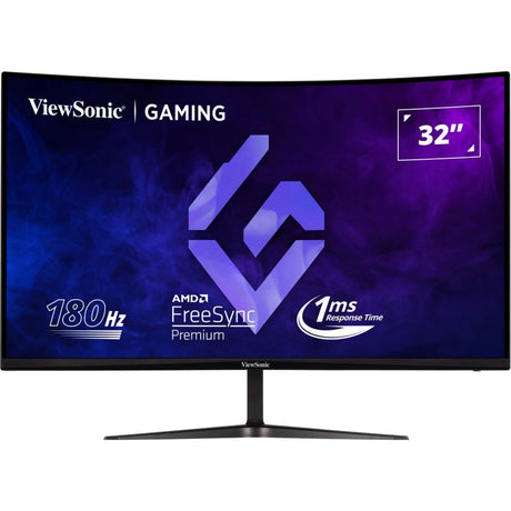 Zakrzywiony monitor do gier Viewsonic vx3218c-2k 32 (czarny, 2x HDMI, 1x port wyświetlacza, 180 Hz)