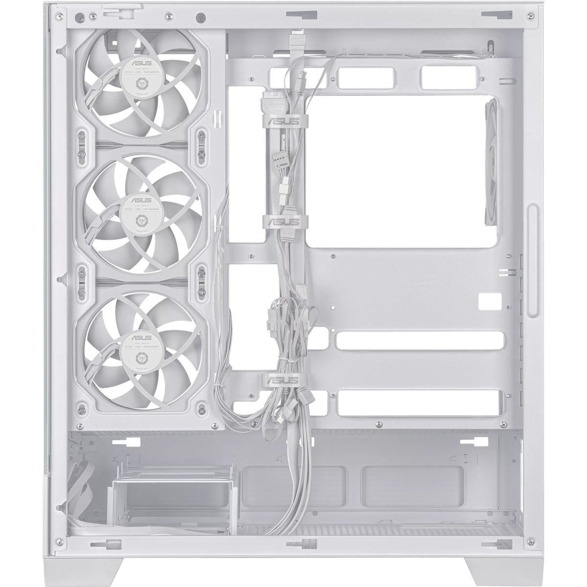 Obudowa midi tower Asus a31 plus (biała | 2x USB-A | 2x USB-C | szkło hartowane)